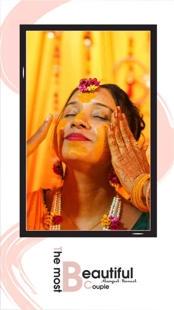 Haldi Ceremony Instagram Post and Stories Psd Free Download