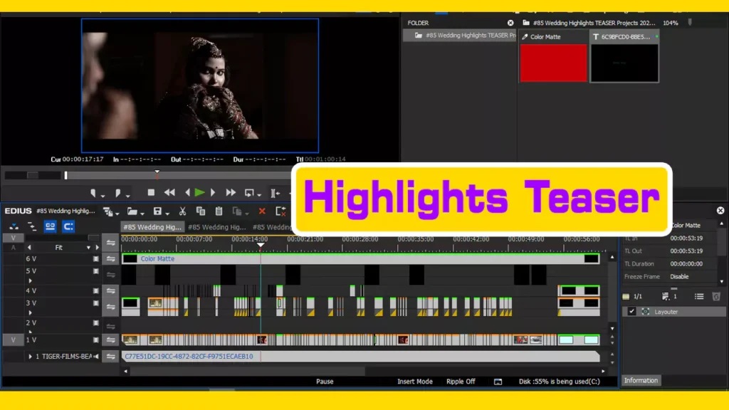 ( 007 )Wedding Highlights Teaser Projects 2025 Free DownloadÂ