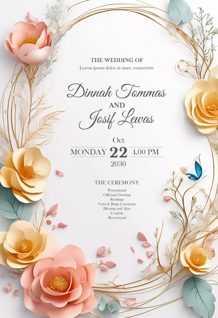 Create elegant save-the-date wedding cards easily
