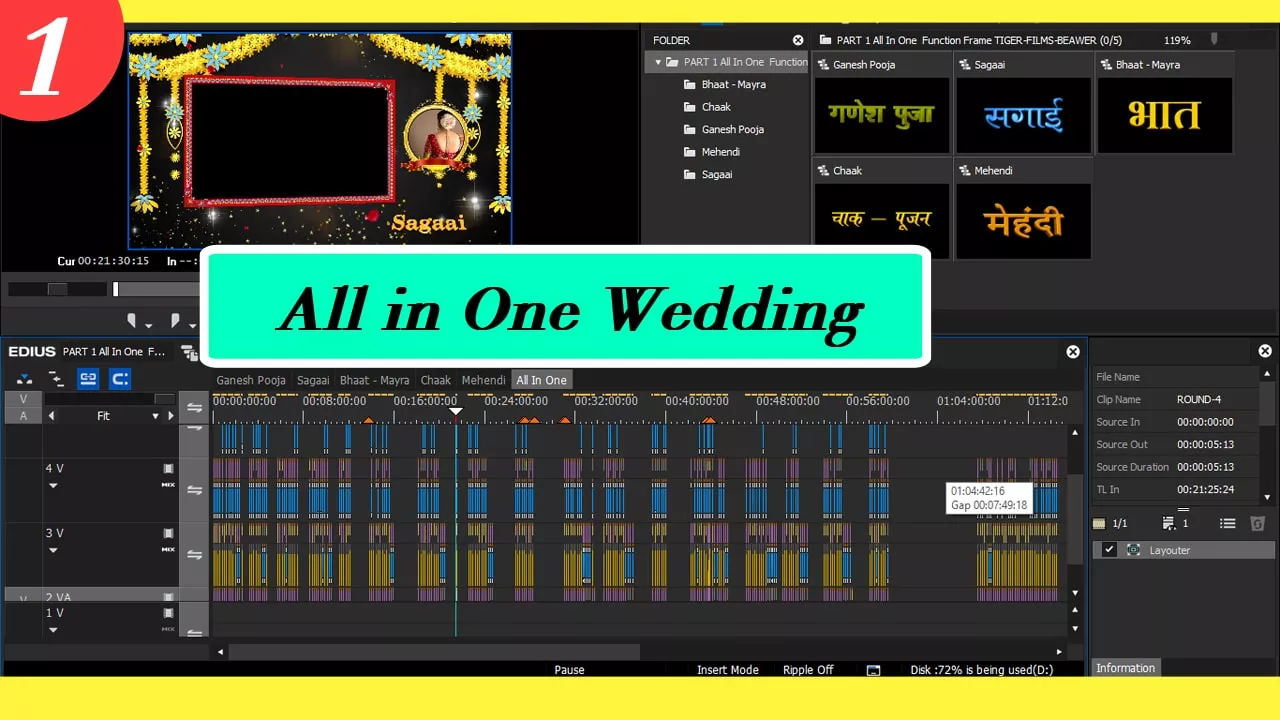 Edius All in One Wedding Frame Effects Free Download