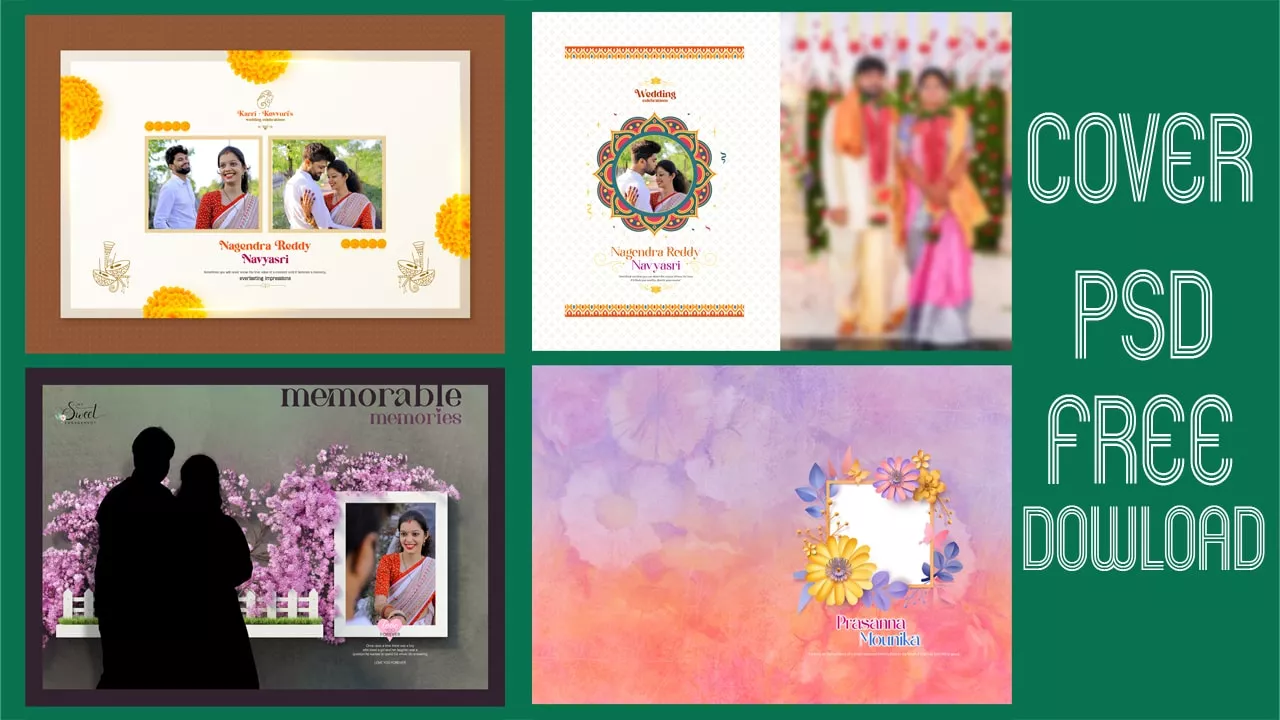 Wedding Cover Design Psd Free Download