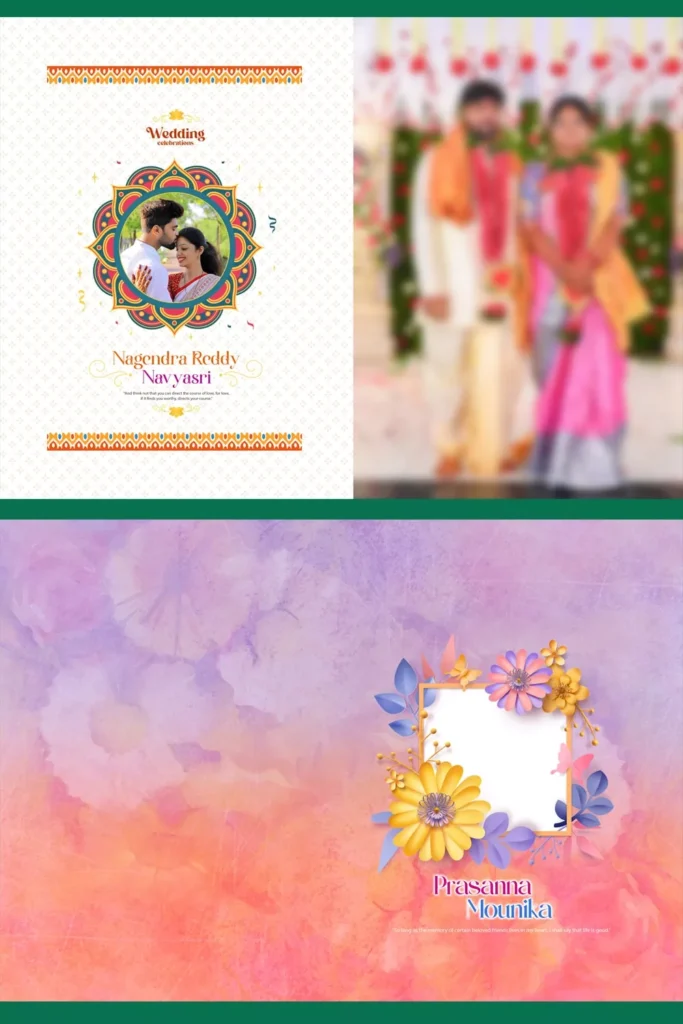 Wedding Cover Psd Free Download Editable 12x36 Album Cover Psd