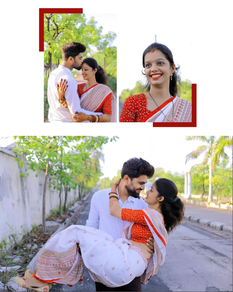 Wedding Instagram Post PSD Couple Highlights