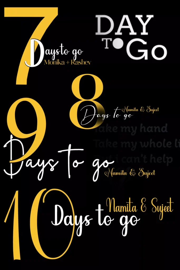 5 Days to Go Psd Template